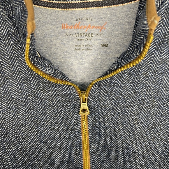 Weatherproof herringbone pattern pullover - Picture 2 of 3